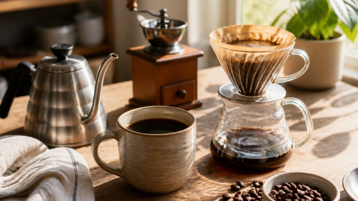 Smooth Morning Coffee for Home Brewing